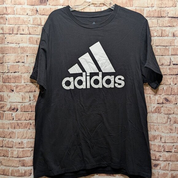 Adidas Amplifier Tee BLACK/White Size XL - Picture 1 of 5